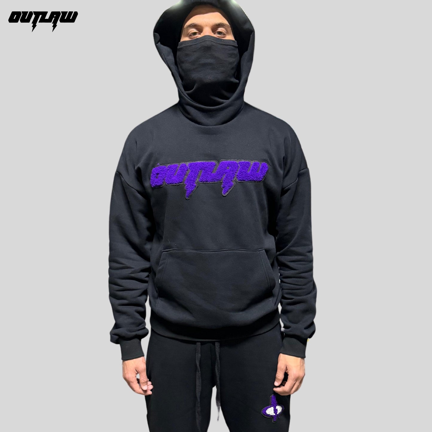 Black Sweatset Hoodie