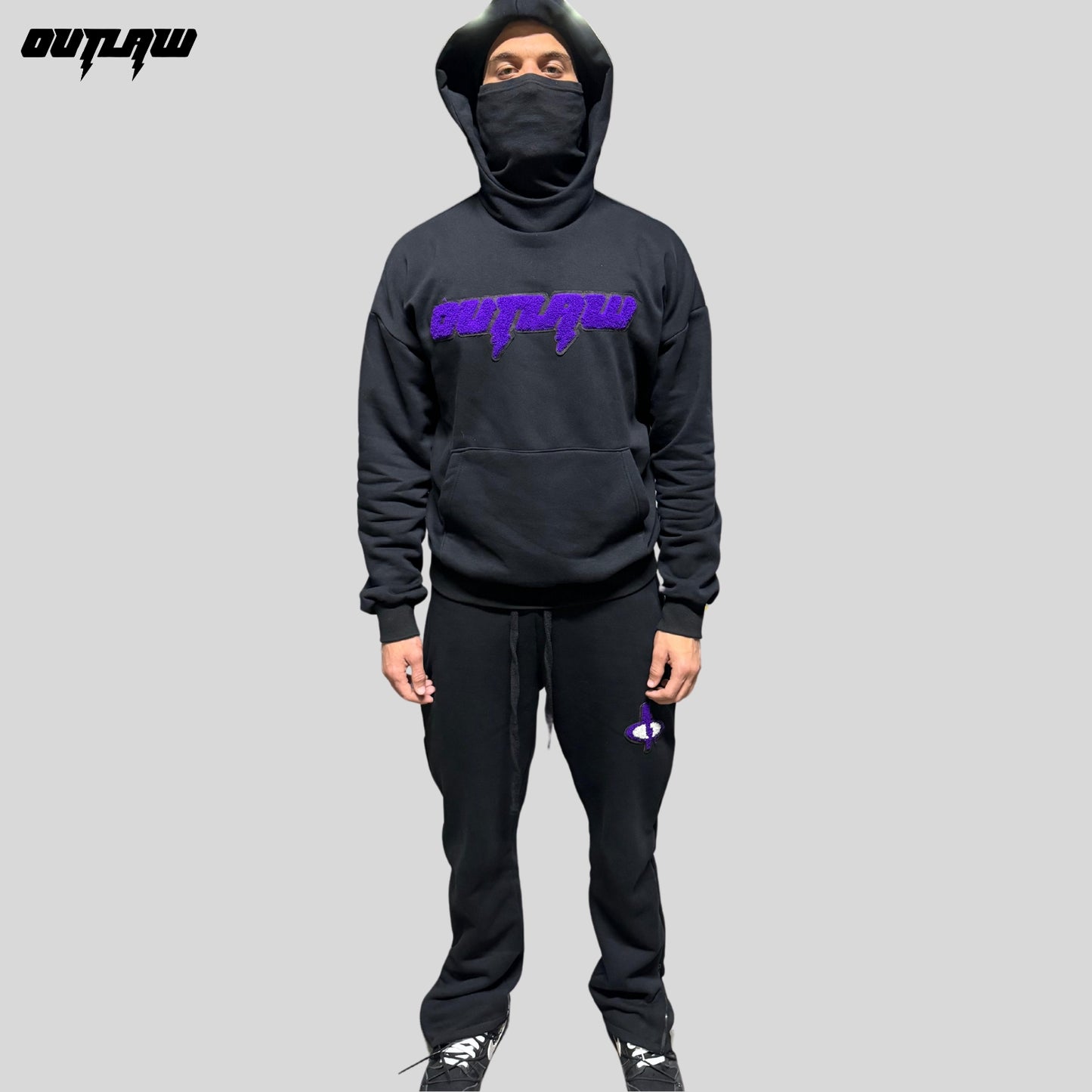 Black Sweatset Hoodie